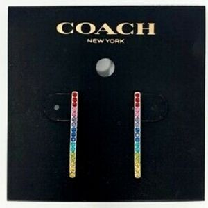 NWT Coach Rainbow Earrings